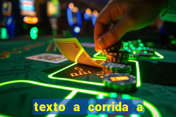 texto a corrida a lagarta lili